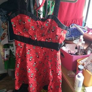 Retro Minnie mouse cherry dress